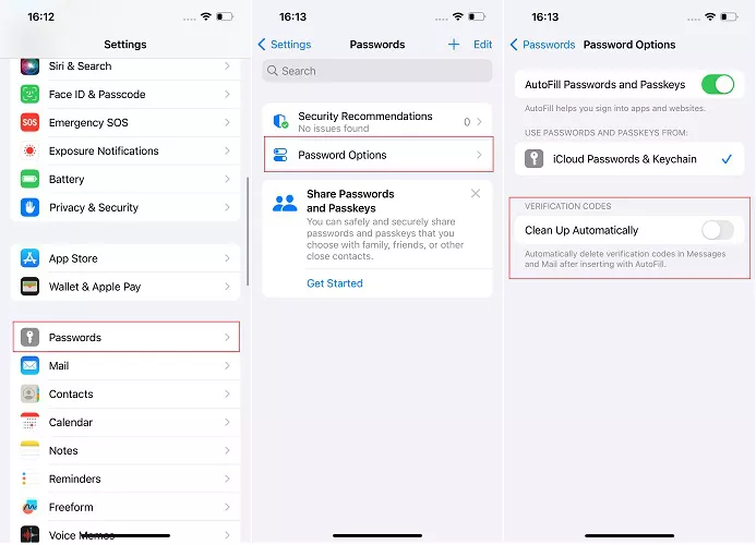 iOS17自动删除验证码