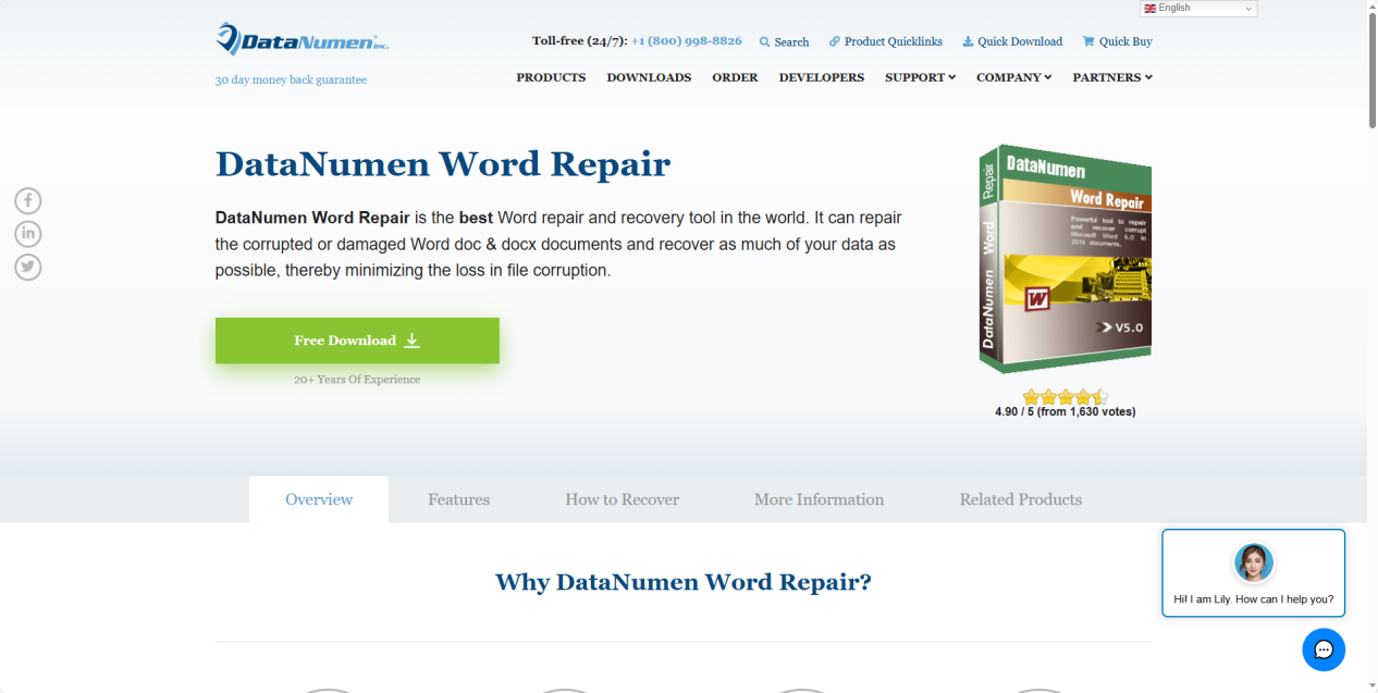 DataNumen Word Repair