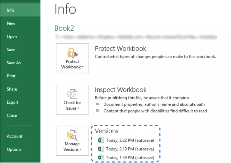 recover excel files