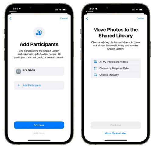 iCloud 共享照片库