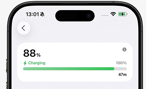 iOS26查看剩余充电时间