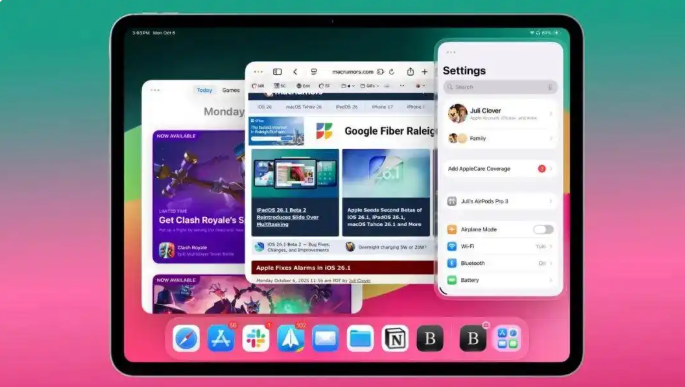 iPad 多任务体验回归