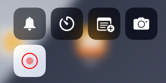 苹果设备截图、录屏