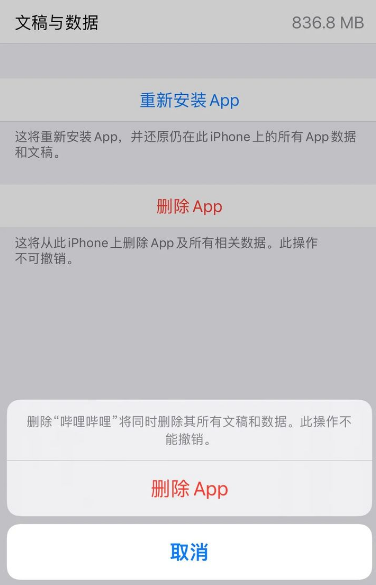 iPhone存储空间清理